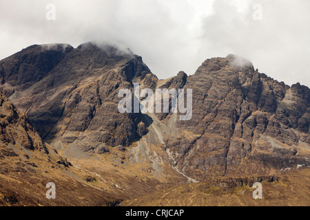 Blaven an outlier of the Cuillin Ridge on the Isle of Skye, Scotland, UK, from Torrin. Stock Photo