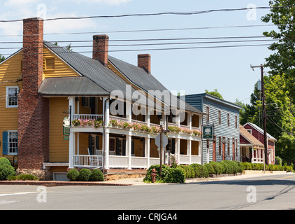 WASHINGTON VA - JUNE 10: The Inn at Little Washington on June 10, 2012. This establishment was the first in the world to get 5 stars for both accommodation and restaurant. Stock Photo