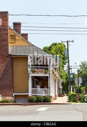 WASHINGTON VA - JUNE 10: The Inn at Little Washington on June 10, 2012. This establishment was the first in the world to get 5 stars for both accommodation and restaurant. Stock Photo