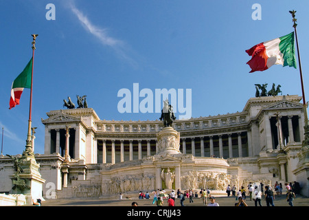 Monument of Victor Emmanuel II, Italy, Rome Stock Photo