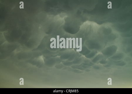 Mammatus Clouds Stock Photo