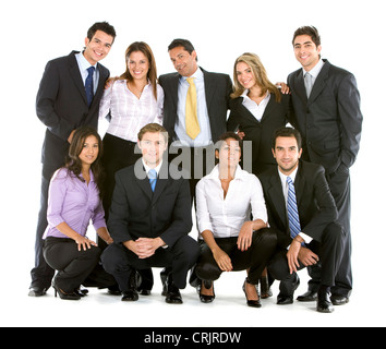 happy business team Stock Photo