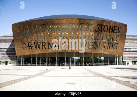 Cardiff Millenium Centre, United Kingdom, Wales, Cardiff Stock Photo