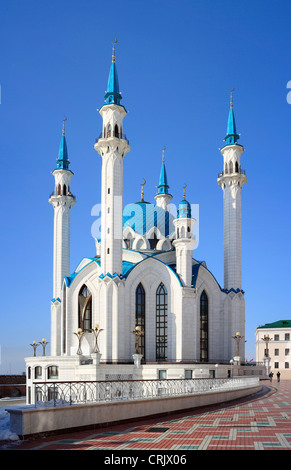 Modern Sharif mosque in Kazan Kremlin, Russia, Tatarstan Stock Photo