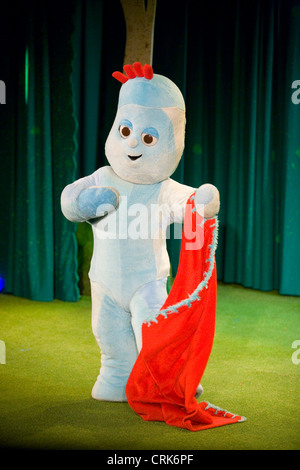 Iggle Piggle with red comfort blanket / In The Night Garden character / characters. UK. Stock Photo