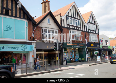 Cobham village, High Street, Surrey, England, UK Stock Photo: 74331462 ...