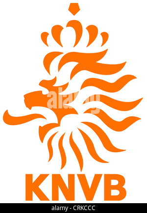 Logo of the Dutch Football Association Koninklijke Niederlandse Voetbal  Bond KNVB and the National team - Netherlands Stock Photo - Alamy