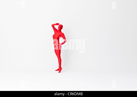 Woman in bodysuit posing Stock Photo