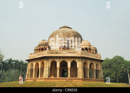 Muhammad Shah’s tomb. IDistinctive features like an octagonal plan, corner buttresses, decorative plaster finishes Stock Photo