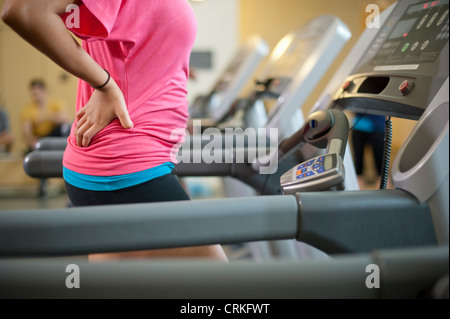 Using gym equipment. Two women in sportive wear and with slim bodies have  fitness yoga day indoors together 15347953 Stock Photo at Vecteezy
