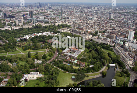 aerial view of Regent's Park, London NW1 Stock Photo