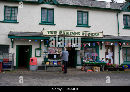 Exford Exmoor Devon England UK Europe Stock Photo