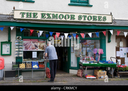 Exford Exmoor Devon England UK Europe Stock Photo