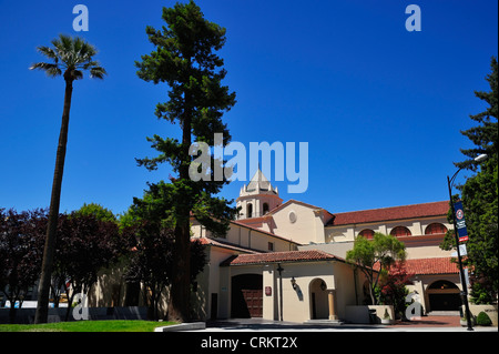 The Montgomery Theater on Plaza Cesar Chavez, downtown San Jose CA Stock Photo