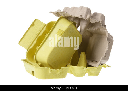 Stack of Egg Cartons Stock Photo