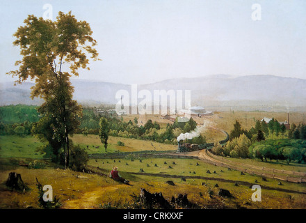 George Inness - The Lackawanna Valley (1856) Stock Photo