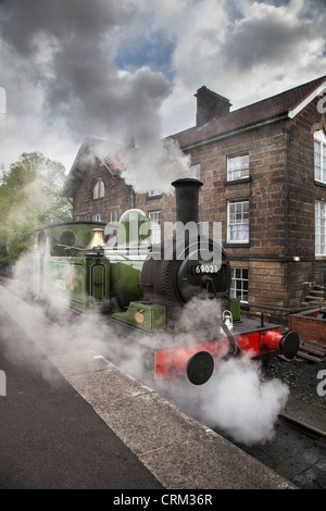 Locomotive Class J72 No 69023 at Grosmont, North York Moors Railway Stock Photo