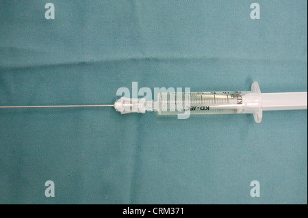 Sclerotherapy Syringe Stock Photo