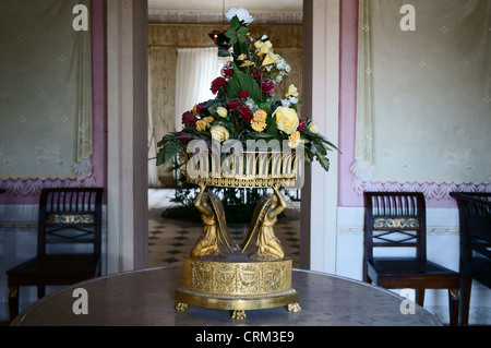 The Villa San Martino the villa residence of Napoleon Bonaparte the room called At the Love Knot San Martino di Portoferraio Stock Photo