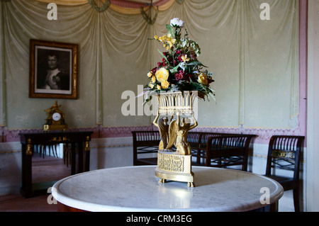 The Villa San Martino the villa residence of Napoleon Bonaparte the room called At the Love Knot San Martino di Portoferraio Stock Photo