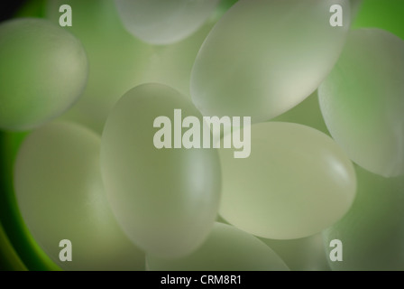 green clear capsules vitamins Stock Photo