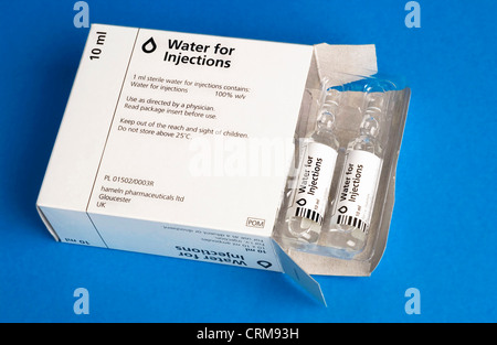 Sterile water for injections Stock Photo - Alamy