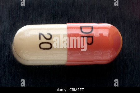 Analgesic Capsule used as a pain killer Stock Photo