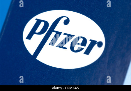 Pfizer logo Stock Photo