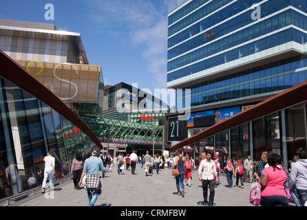 Entrance to Westfield Stratford City shopping centre, London Stock Photo
