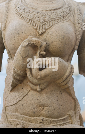 prajnaparamita, buddhist goddess, museum, muara jambi, jambi sumatra indonesia Stock Photo