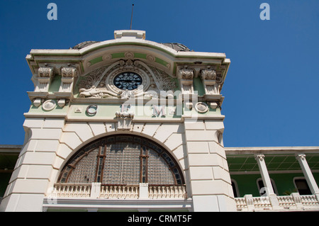 Africa, Mozambique, Maputo. Central Train Station, designed by French architect, Gustave Eiffel, in 1910. Stock Photo