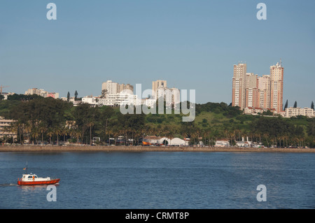 Africa, Mozambique, Maputo. Indian Ocean views of the capital city of Maputo from Maputo Bay. Stock Photo