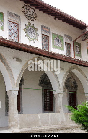 Ukraine, Sevastopol area, Bakhchisaray. 15th century Khan's Palace. Medieval Islamic architecture. National Historic Site. Stock Photo