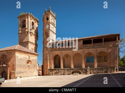 Plaza Mayor, Alcaraz, Province of Albacete, Spain, Europe. Stock Photo