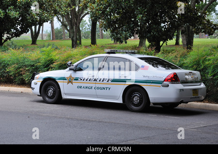 Orange County Sheriff's police car Stock Photo