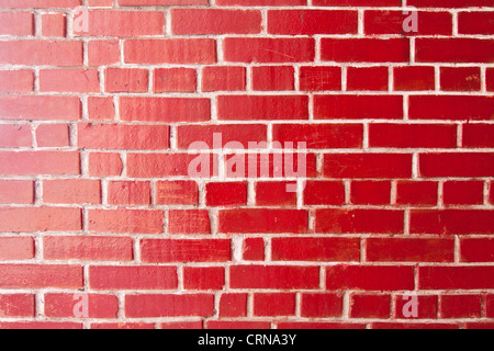 Aged red brick wall texture, background Stock Photo