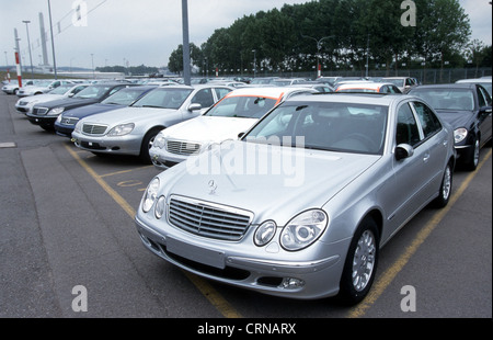 Production of the E-Class at the main plant in Stuttgart-Sindelfingen Stock Photo