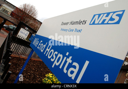 NHS Mile End Hospital Stock Photo - Alamy