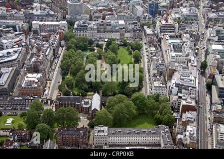 aerial view of Lincoln's Inn Fields, London WC2 Stock Photo