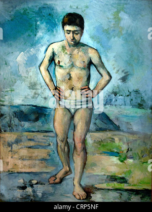 The Bather 1885 Paul Cézanne 1839 – 1906 France French Stock Photo