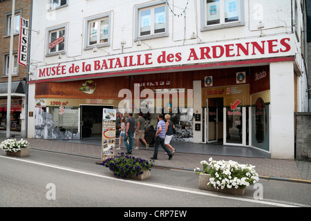 The Musee de la Bataille des Ardennes in Roche en Ardenne, Wallonia, Belgium. Stock Photo