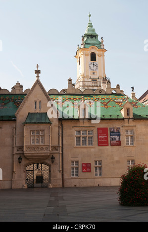 Elk189-1050v Slovakia, Bratislava, Old Town Hall Stock Photo