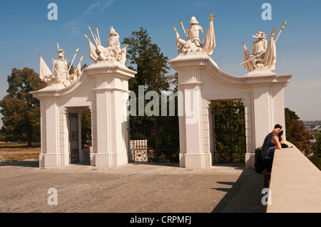 Elk189-1172 Slovakia, Bratislava, Bratislava Castle, gate Stock Photo