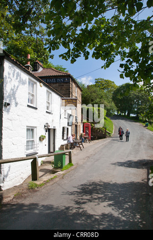 The Birch Hall Inn at Beck Hole on the North York Moors Yorkshire England Stock Photo