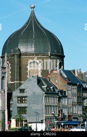 Belgium, Liege, Place St Lambert, Stock Photo