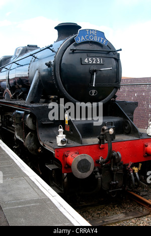 The Jacobite Steam Train Scotland Stock Photo