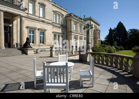 Villa Huegel, former home of the Krupp family in Essen Stock Photo