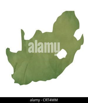 Green Africa map isolated on a white background Stock Photo - Alamy