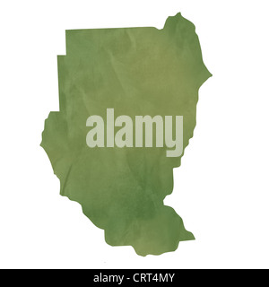 Map Sudan on white background. Sudan Map Outline. Sudan vector map with ...