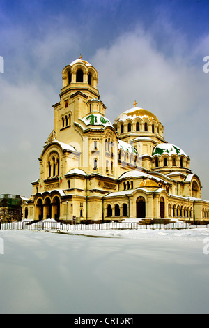 The Alexander Nevsky Memorial Cathedral Church Stock Photo